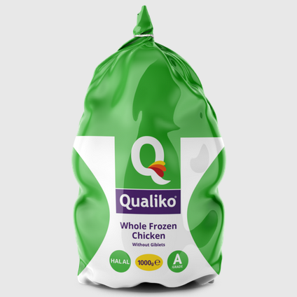 QUALIKO WHOLE FROZEN CHICKEN 1100G
